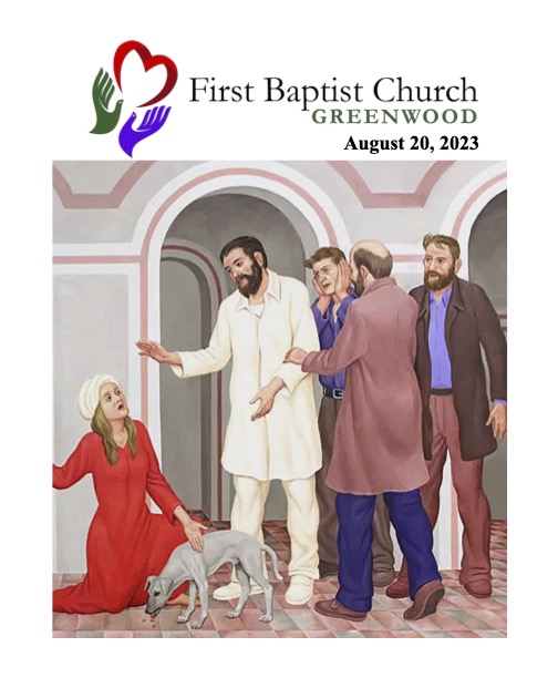 Sunday Worship Bulletins - First Baptist Church Greenwood