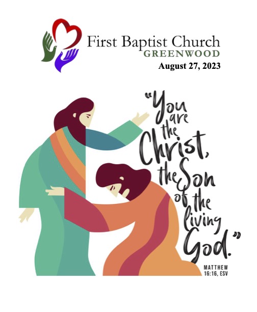 Sunday Worship Bulletins - First Baptist Church Greenwood